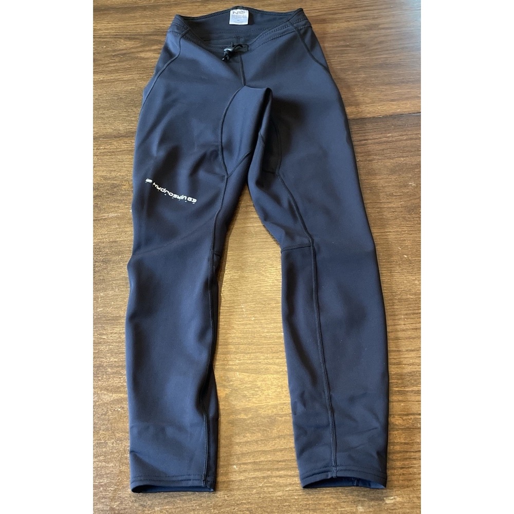 NRS HydroSkin Pants Women's Medium Black Neoprene Kayak Paddle Fishing NWOT